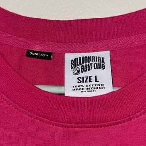 Oversized BBC hot pink tshirt unisex